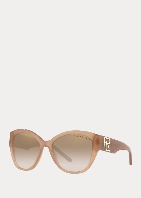 Gafas De Sol Ralph Lauren Mujer Kaki - Mirrored Butterfly - GHOLK5738